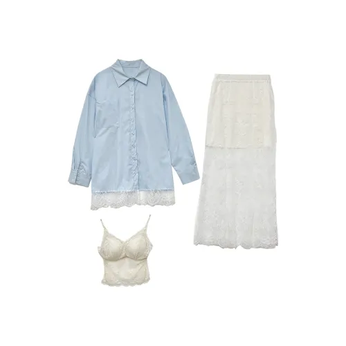 Icicofficial Комплект с юбкой Женские Синий