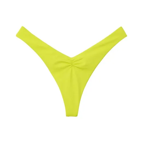 Victoria's Secret Плавательные шорты Женские Неоново-желтые