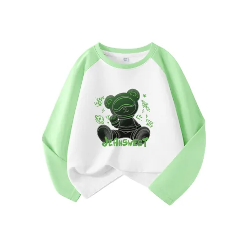 JEANSWEST JNR T-рубашка Яблоко Зеленый J Зеленый Черный Медведь Подростки