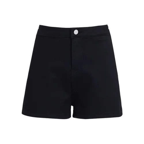 Jenna Chun Джинсовые шорты Женские Черные