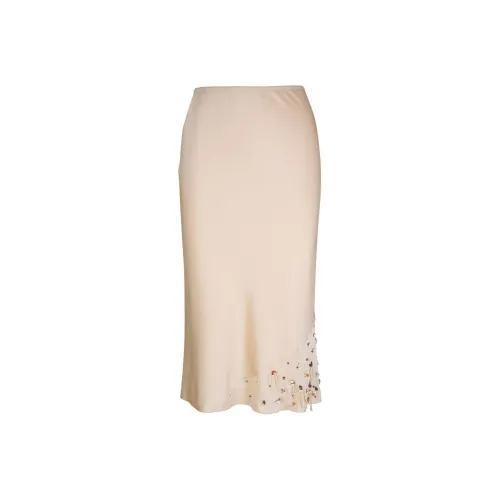 DOROTHEE SCHUMACHER SS24 Повседневная длинная юбка женская бежевый