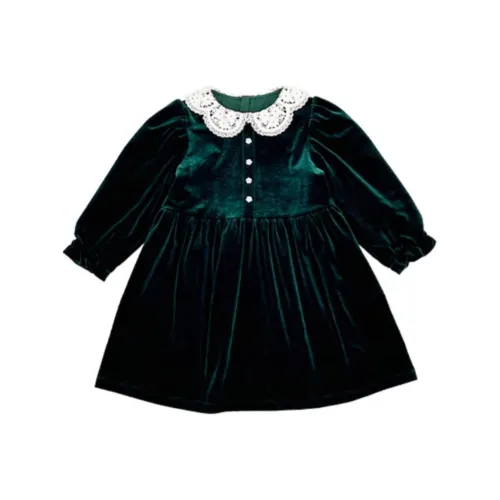 Happyology Платье Агат Зеленый Детский