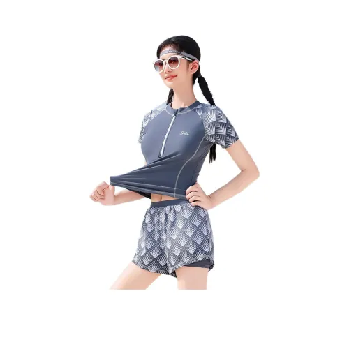 Барби Двухкомпонентный Купальник Женский Серый