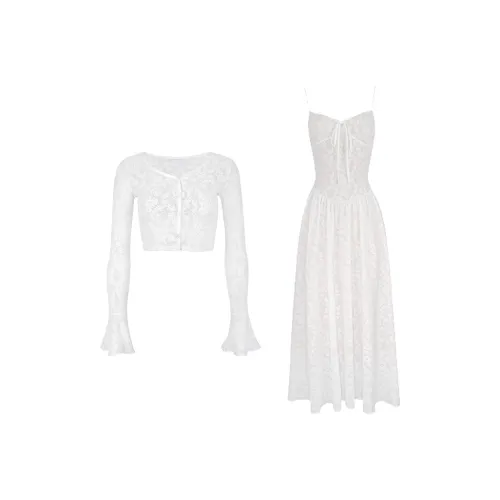 PLANE DRIFT Комплект с юбкой Женская Белая