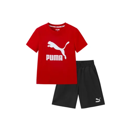 PUMA Повседневная спортивная одежда Sportstyle Series Китайский Красный Детский