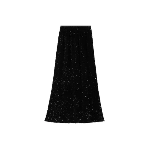 MM Casual Long Skirt Women's Black