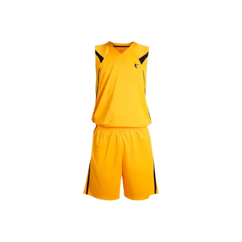 QIAODAN Basketball Collection Баскетбольный костюм мужской Lakers цвет желтый