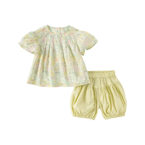 DAVE&BELLA Kids Повседневная спортивная одежда с цветочным принтом