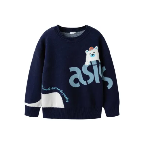 Asics Свитер Sports Performance Темно-синий Children Возраст 3-7 лет