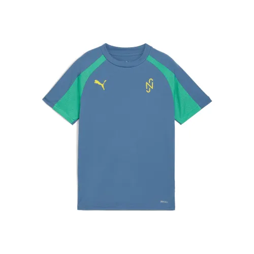 PUMA NEYMAR JR T-Shirt FW24 Синий Зеленый Подростки