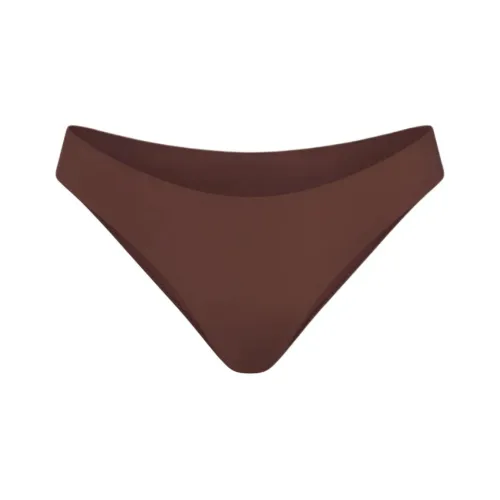 Khy SS24 Drop 008 Low Шаговый шов Бикини Низ Плавки Женские CHOCOLATE Шоколад