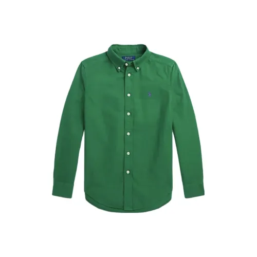 Polo Ralph Lauren Рубашка SS23 Зеленая Детская