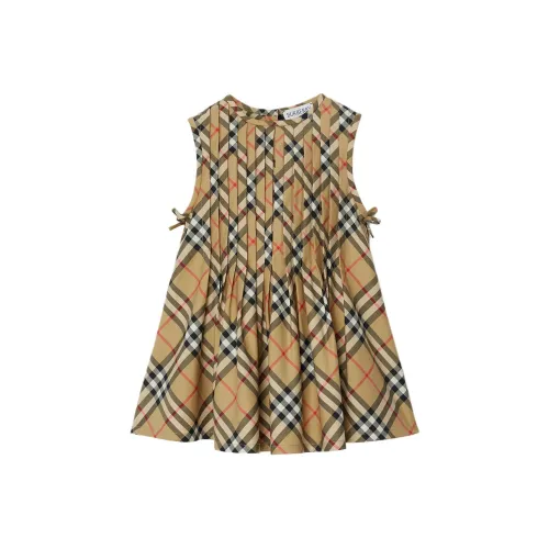 Burberry Малыш Платье Архивный бежевый Infant And Toddler