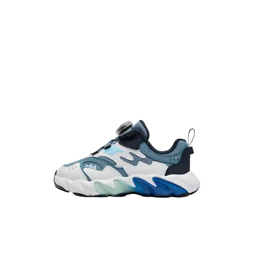FILA KIDS BOA Детские кроссовки для тренировок Низкий Топ ASHLEY BLUE/FILA Белый Предшкольный
