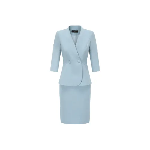 ONE SHALLOW Комплект с юбкой Женские Синий