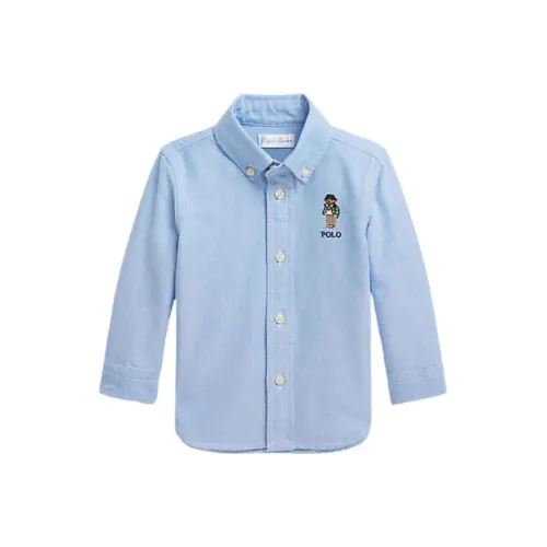 Polo Ralph Lauren Рубашка Синяя для Малышей и Детей дошкольного возраста