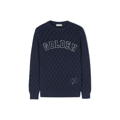 Golden Goose SS24 Трикотаж Морской Синий Детский