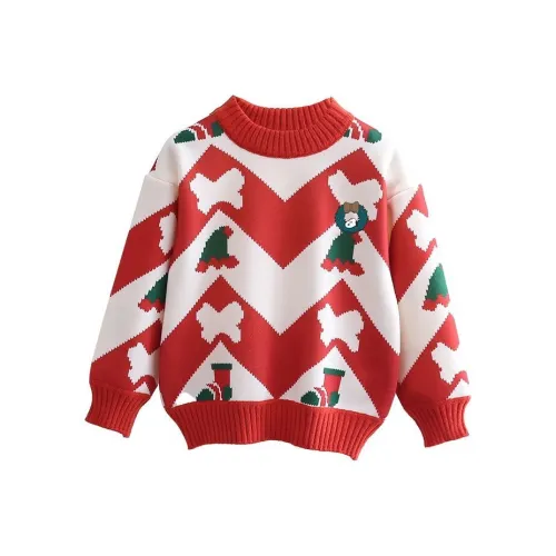 SNOOPY Свитер Рождество Шапки Дети Возраст 3-7 Лет