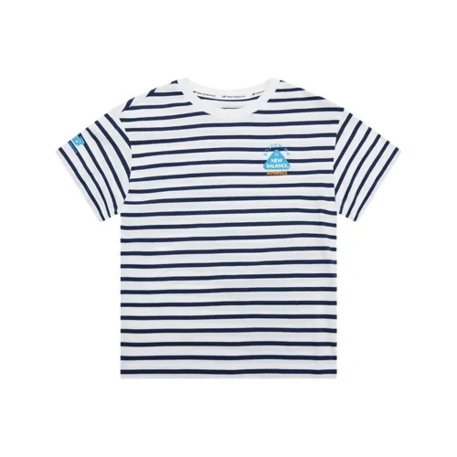 New Balance Темно-синие Kids T-рубашки