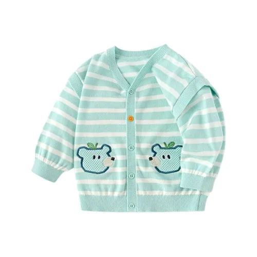 BALABALA Свитер Белый Зеленый Тон 00414 Для Младенцев и Малышей