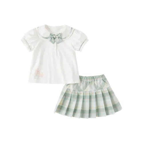 DAVE BELLA Детский костюм для малышей и детей зеленая клетка