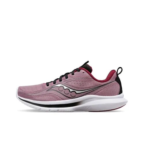 Saucony Kinvara Essence 13 Амортизаторы Slip-resistant Abrasion-resistant Низкий топ Беговые кроссовки Женские Розовый Черный