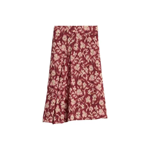 Vanessa Bruno Повседневная длинная юбка женская красная