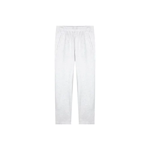 QIAODAN Повседневные брюки Мужские Белый Фотиния Серый
