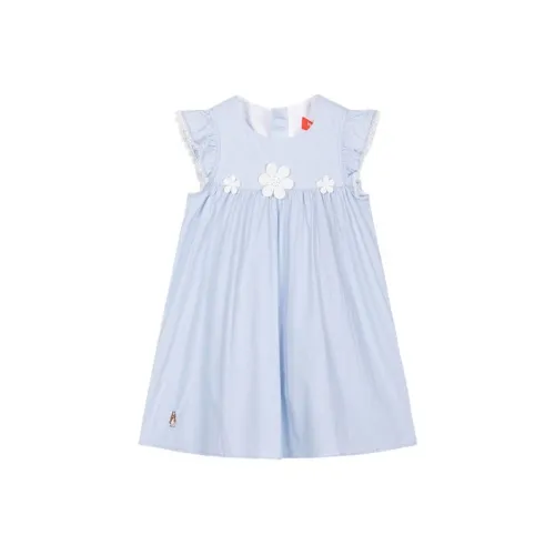 Hush Puppies Детское платье ледяного синего цвета для детей в возрасте 3-7 лет