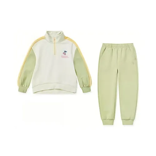 Школьный возраст QIAODAN Повседневная спортивная одежда Succulent Зеленый тысячелистник зеленый