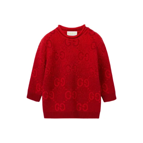 GUCCI Свитер SS25 Темно-красный Infant и Toddler