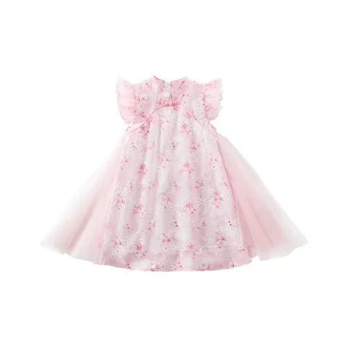 Dis Rabbit Детское платье розового цвета