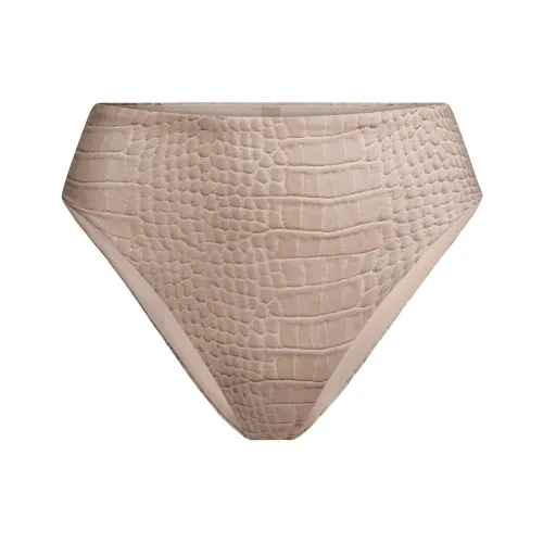 SKIMS SS25 Фирменный Плавание HIGH WAISTED Бикини Низ Плавательные Шорты Женские