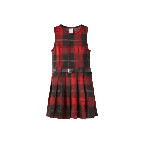 ZARA Детское платье красное черное для малышей