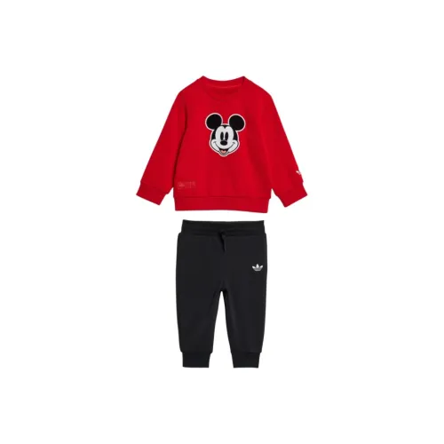 Adidas Originals x Disney Повседневная спортивная одежда Mickey Series для малышей и детей дошкольного возраста