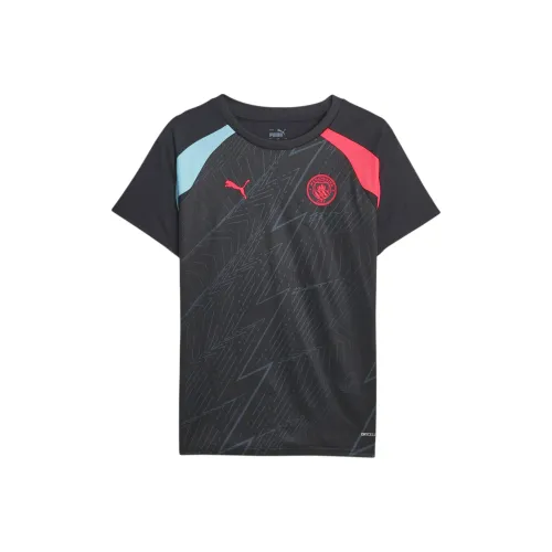 PUMA Manchester City Pre Match Jersey Футбол Jersey Женские Темно-Морской Синий