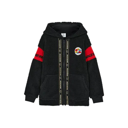 Skechers Новогодний Угольный черный/0018 Школьный возраст Топы