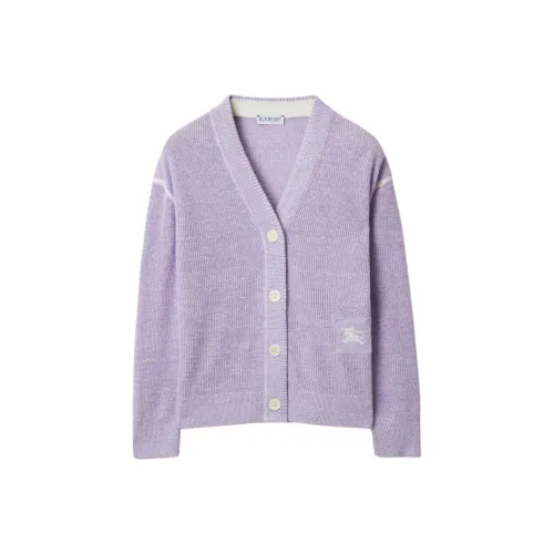 Burberry Трикотаж SS24 Hemp Серый Фиолетовый Детский