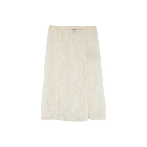 Zadig Voltaire Повседневный Длинный Юбка Женские Экрю