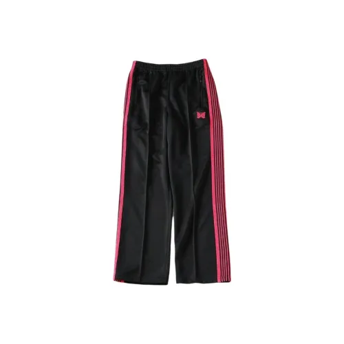 Сотрудничество Needles JOINT WORKS Collaboration Черные Мужские Вязаные Спортивные Штаны