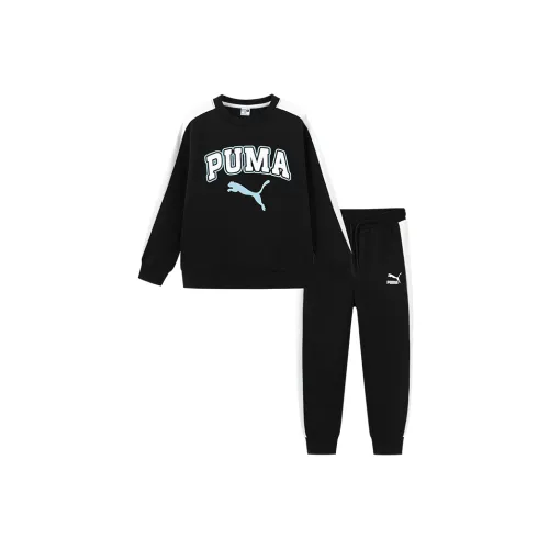 PUMA Повседневная спортивная одежда Sportstyle Collection T7 Crew Костюм FL Черный Детский