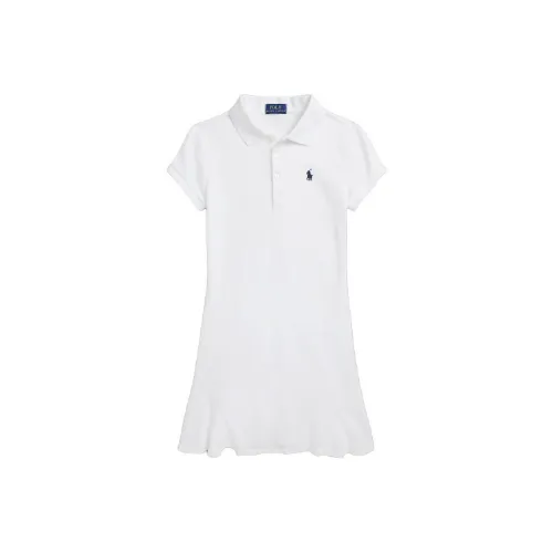 Polo Ralph Lauren Детское платье SS24 Белый Детский