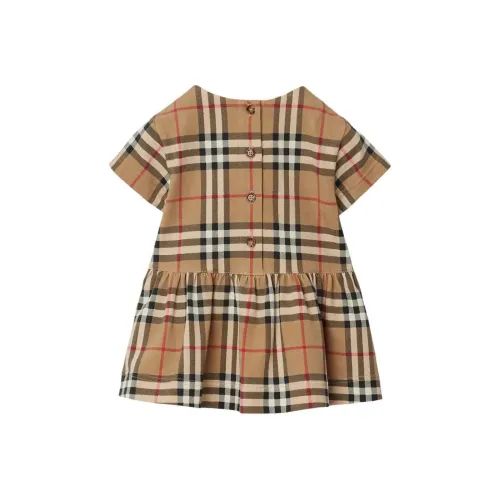 Burberry Платье Детская одежда Check Платье с Bloomers Бежевый Младенец и Малыш