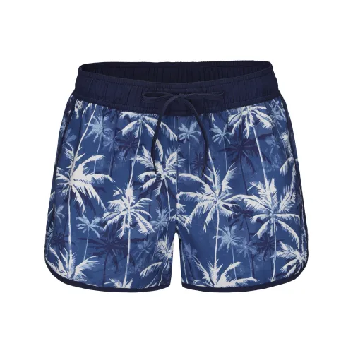 DECATHLON OLAIAN Пляжные шорты Женские Пальма Синий