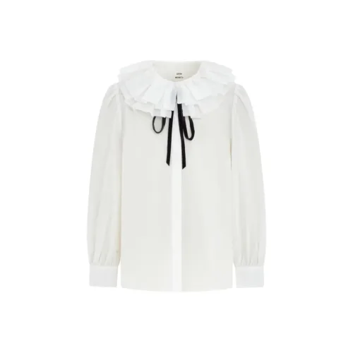 Little MO CO. Рубашка Raw Белая Детская