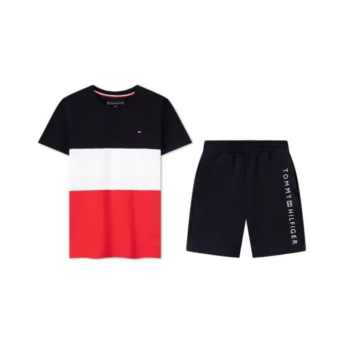 Tommy Hilfiger Красный, черный, белый, многоцветный/темно-синий 001 Kids Повседневная спортивная одежда
