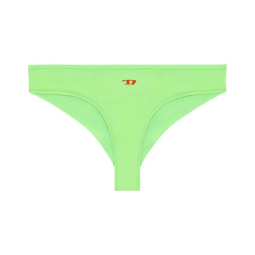 DIESEL Неон Bikini Bottoms с D Плавки Женские Зеленый