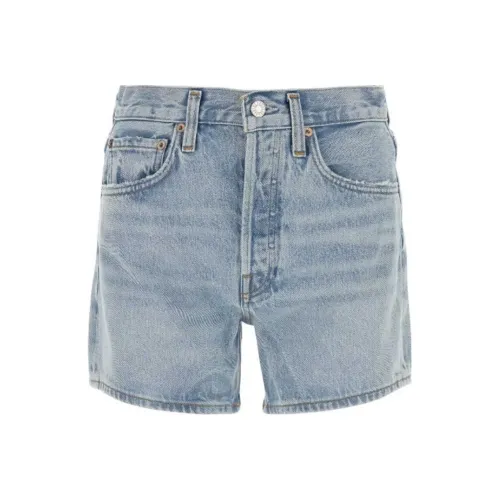 AGOLDE Джинсовые шорты Женские Blue