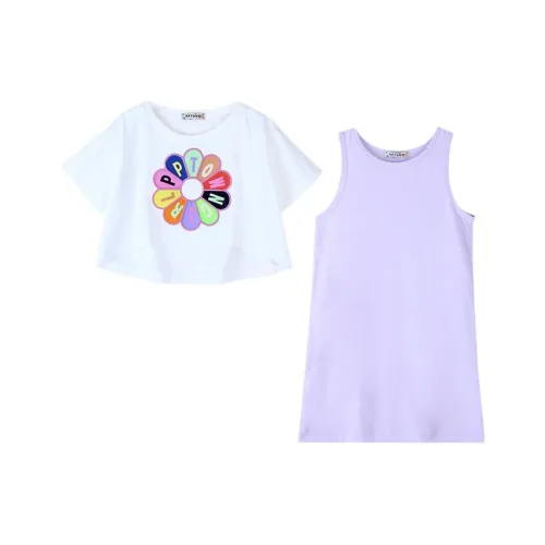 Pptown Детское платье цвет сиреневый