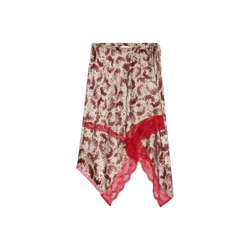 DRIES VAN NOTEN Бургундский Женские Повседневные Длинные Юбки